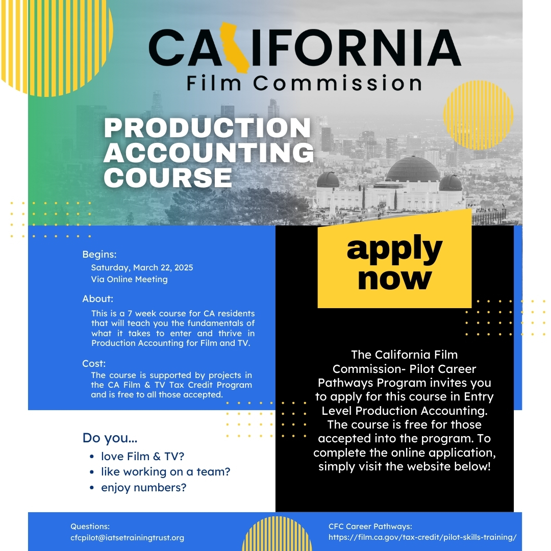 Production Accounting Course Flyer